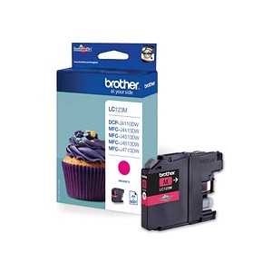 brother LC-123M magenta Tintenpatrone brother LC-123M magenta Tintenpatrone