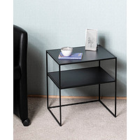 HAKU Möbel Beistelltisch Metall schwarz 50,0 x 40,0 x 60,0 cm ++ büroplus
