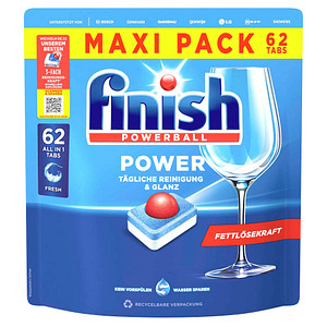 Calgonit finish POWERBALL POWER Spülmaschinentabs 62 St.