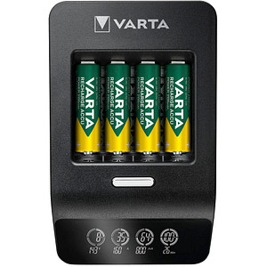 VARTA LCD ULTRA FAST CHARGER+ Akku-Schnellladegerät inkl. Akkus