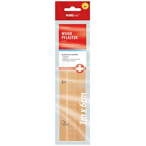 WUNDmed® Pflaster 02-021 beige 6,0 cm x 1,0 m, 1 St.