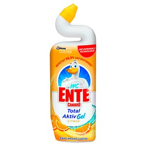WC-ENTE Total Aktiv Gel WC-Reiniger Citrus, 0,75 l
