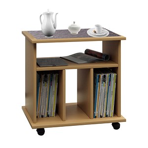 VCM my home Tabina Beistelltisch buche 60,0 cm 59,0 cm