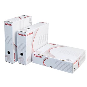 Esselte Archivboxen weiß 25,5 x 32,9 x 8,0 cm, 10 St.