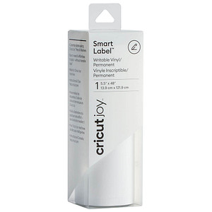 cricut™ Joy Smart Label beschreibbare Vinylfolie permanent weiß 13,9 x 121,9 cm,  1 Rolle