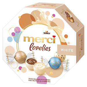 merci® lovelies White Pralinen 185 g