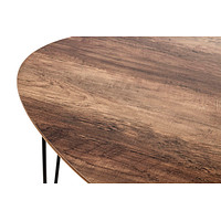 HAKU Möbel Beistelltische-Set Holz eiche ++ büroplus