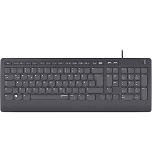 speedlink HI-GENIC Tastatur kabelgebunden schwarz