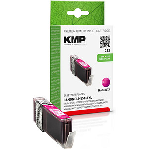 KMP C92  magenta Druckerpatrone kompatibel zu Canon CLI-551 XL M