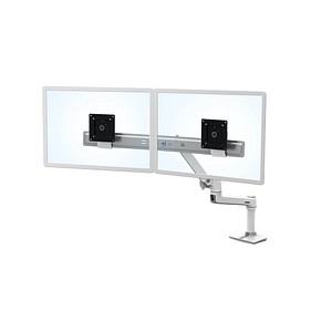 ergotron Monitor-Halterung LX Dual Direct 45-489-216 weiß für 2 Monitore, Tischklemme