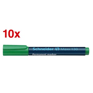 Schneider Maxx 130 Permanentmarker grün 1,0 - 3,0 mm, 10 St.