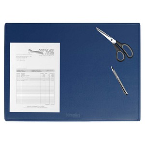büroplus Schreibtischunterlage dunkelblau Kunststoff 63,0 x 50,0 cm, 1 St.