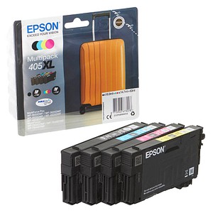 EPSON 405XL / T05H6  schwarz, cyan, magenta, gelb Druckerpatronen, 4er-Set