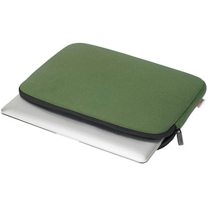 BASE XX Laptophülle Laptop Sleeve Stoff olivgrün bis 39,6 cm (15,6 Zoll)