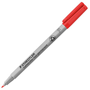 STAEDTLER Lumocolor Folienstift rot 0,6 mm non-permanent