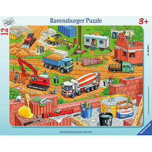 Ravensburger Arbeit auf der Baustelle Puzzle, 12 Teile