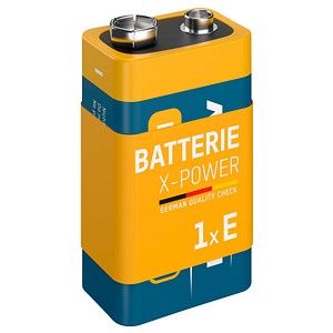ANSMANN Batterie X-POWER Alkali-Mangan E-Block 9,0 V, 1 St.