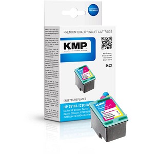 KMP H43 color Tintenpatrone ersetzt HP 351XL (CB338EE) KMP H43 color Tintenpatrone ersetzt HP 351XL (CB338EE)