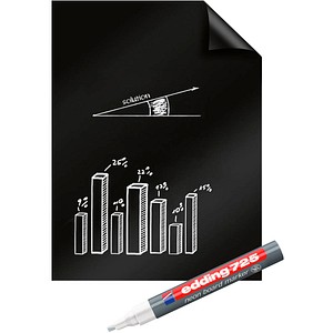 Legamaster Flipchart-Folie Magic-Chart Blackboard blanko 60,0 x 80,0 cm, 25 Blatt Legamaster Flipchart-Folie Magic-Chart Blackboard blanko 60,0 x 80,0 cm, 25 Blatt