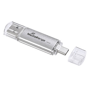 MediaRange USB-Stick silber 128 GB