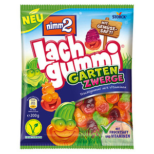 nimm2® Lachgummi Gartenzwerge Fruchtgummi 200,0 g