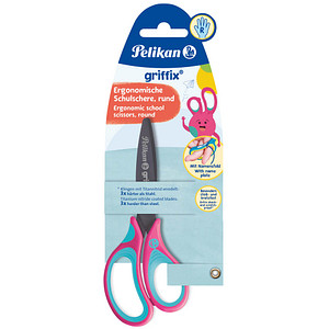 Pelikan Kinderschere griffix® rosa-blau 14,0 cm