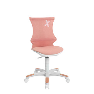 Topstar Kinderdrehstuhl Sitness X Chair 10, FX130CR11 Stoff rosa, Gestell weiß