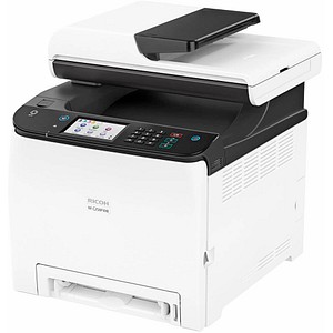RICOH M C250FWB 4 in 1 Farblaser-Multifunktionsdrucker grau RICOH M C250FWB 4 in 1 Farblaser-Multifunktionsdrucker grau