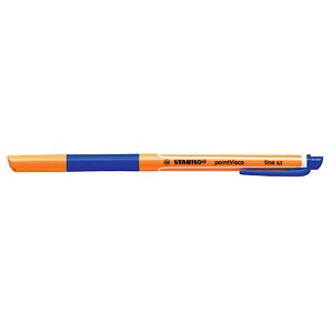 STABILO pointVisco Gelschreiber orange 0,5 mm, Schreibfarbe: blau, 10 St.