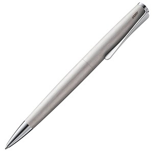 LAMY Kugelschreiber studio silber brushed, Schreibfarbe: schwarz, 1 St.