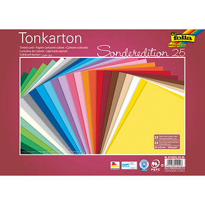 folia Fotokarton Sonderedition 25 farbsortiert 220 g/qm 25 Bogen folia Fotokarton Sonderedition 25 farbsortiert 220 g/qm 25 Bogen