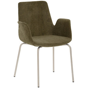 Mayer Besuchersessel myHELIOS moos chrom Stoff 58,0 x 59,0 x 87,0 cm, 1 St.
