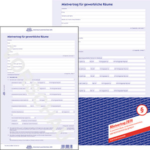 AVERY Zweckform Mietverträge für Gewerberäume, 5 St.