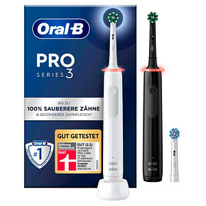 2 Oral-B Pro 3 Elektrische Zahnbürsten