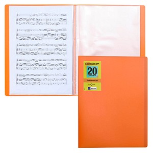 PAGNA School Sichtbuch DIN A4, 20 Hüllen orange, 1 St.