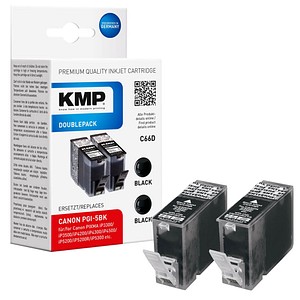 2 KMP C66D schwarz Tintenpatronen ersetzen Canon PGI-5 BK Twinpack 2 KMP C66D schwarz Tintenpatronen ersetzen Canon PGI-5 BK Twinpack