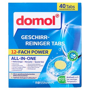domol 12-FACH POWER Spülmaschinentabs 40 St., 40 St.