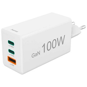 hama Mini Ladeadapter weiß, 100 Watt