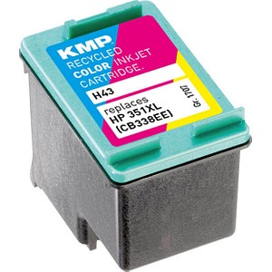 KMP H43 color Tintenpatrone ersetzt HP 351XL (CB338EE) KMP H43 color Tintenpatrone ersetzt HP 351XL (CB338EE)