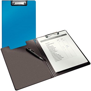 LEITZ Klemmbrettmappe Solid 3962 DIN A4 hellblau Kunststoff