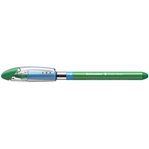 Schneider Kugelschreiber Slider Basic XB grün/transparent, Schreibfarbe: grün, 10 St.