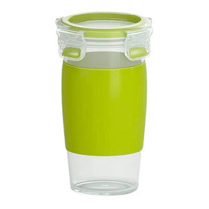 emsa Smoothie-Becher CLIP & GO transparent/grün