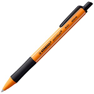 STABILO Kugelschreiber pointball orange, Schreibfarbe: schwarz, 1 St.