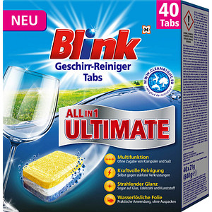 Blink All in 1 Ultimate Spülmaschinentabs 40 St.