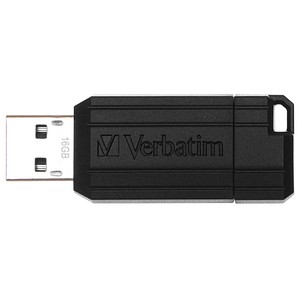 verbatim USB-Stick PinStripe schwarz 16 GB