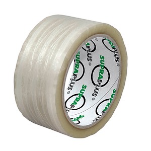 SUPRA Packband SUPRAPLUS fadenverstärkt transparent 50,0 mm x 50,0 m 1 Rolle