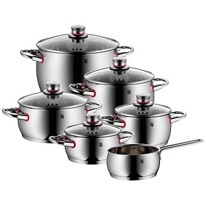 WMF Topf-Set Quality One silber 6-tlg., 6 Set