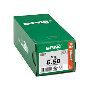 SPAX® Universalschrauben T20 Senkkopf WIROX 50mm  x 5 mm, 500 St.