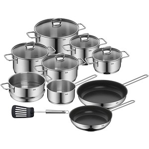 WMF Kochgeschirr-Set Silit Alicante silber 10-tlg., 10 Set