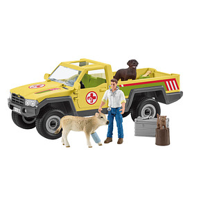 Schleich® Farm World 42503 Tierarztbesuch auf dem Bauernhof Spielfiguren-Set